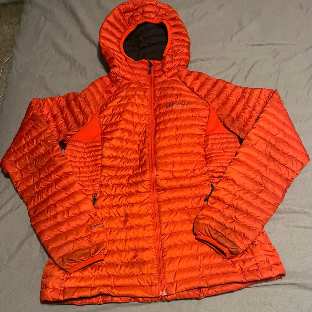 Eddie Bauer MicroTherm Down Hooded Jacket - Small